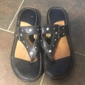 Born Sandals with silver rivets
